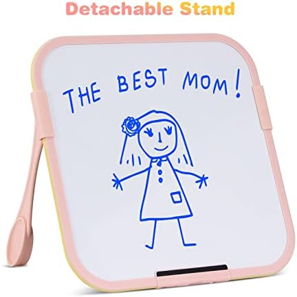 BlueSwan LCD Drawing Board,14 inch Double-Sided Home Education Supplies Toys Gifts for 4 5 6 7 8 Year Old Girls Boys - Pink