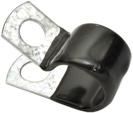 Clamp, OD 1/2 In, 1/2 In W, Vinyl, PK50