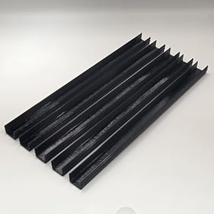 DESIGNED FOR 13MM PANEL GAPS: Custom-engineered to fit standard acoustic slatted wood wall panels perfectly. The sleek black finish seamlessly matches the dark felt backing of your boards, creating a flawless, completely invisible "stealth" finish th...
