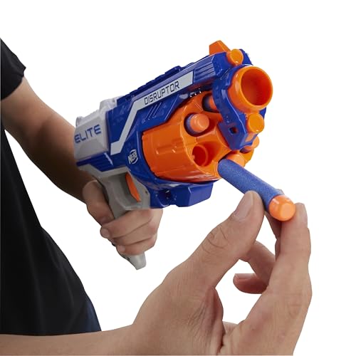 NERF Disruptor Elite Blaster - 6-Dart Rotating Drum, Slam Fire, Includes 6 Official Nerf Elite Darts - for Kids, Teens, Adults (Amazon Exclusive) by Nerf - Image 6