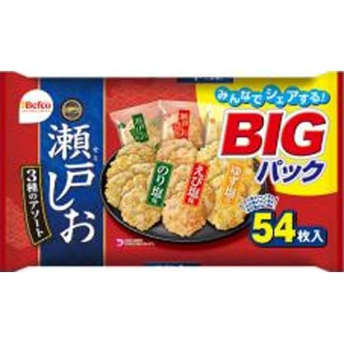 Amazon.co.jp: 栗山米菓 瀬戸しお アソートBIGパック 54枚×6袋 : 食品