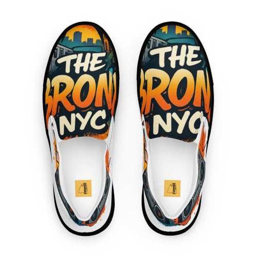 The Bronx NYC Men’s Slip-on Canvas Shoes White