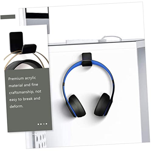 UKCOCO 2 Pçs Cabide De Fone De Ouvido Ganchos Para Pendurar Parede Suporte Para Computador Montagem