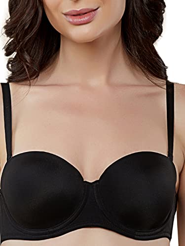 Image of Triumph T-shirt Bra 101 Invisible Wired Half Cup Padded Detachable Multioptional Transparent Backless Party Bra