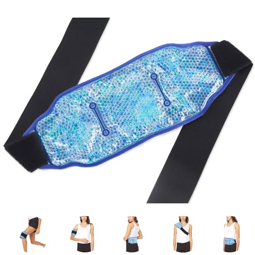 Premium Hot Cold Gel Bead Ice Pack by FOMI Care Cool Compress for