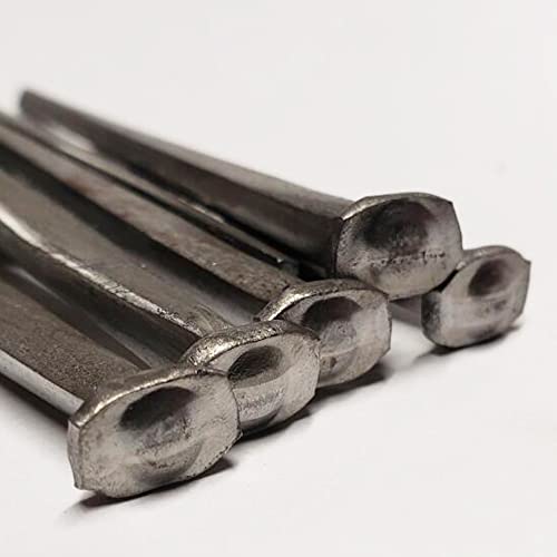 Chiodi a testa di rosa da 8,9 cm, colore metallico, antichi e rustici, per appendere, mobili, cabine, persiane, pavimenti, chiodi decorativi in clavos, chiodo a testa quadrata da 8,9 cm