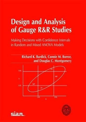 Amazon.com: Design and Analysis of Gauge R and R Studies: Making ...