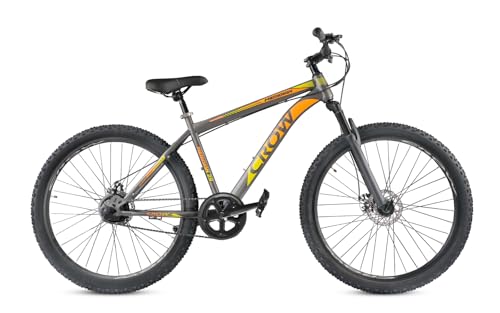 Image of CROW - Meridian Single Speed | 29 inch Unisex MTB Cycle for Boys and Adults | MTB Cycle with Duald Disc Brake | HI TENSILE Steel Frame | Mountain Bike | Unisex | Ideal for 5.8 FT +