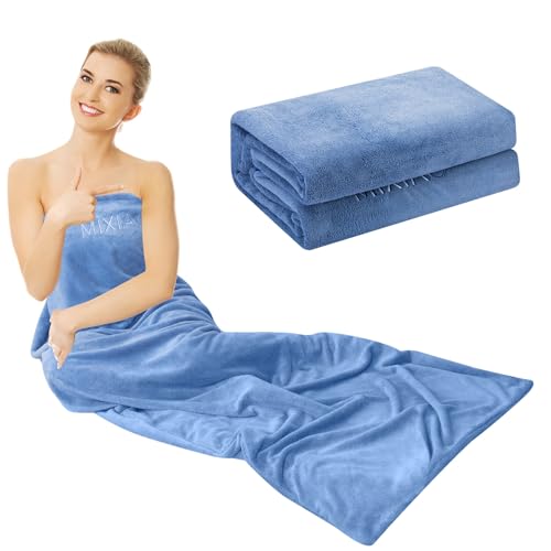 Infrared Sauna Blanket Towel Inserted 30 x 70 Reusable Machine Washable Insert Towel Easy Detoxification Simplifies Clean-Up Super Absorbent Perfect Companion for Infrared Sauna Blanket (Blue)