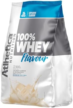 100% Whey Flavour Refil (900g), Baunilha, Atlhetica Nutrition