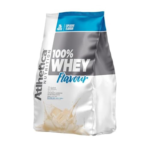 100% Whey Flavour Refil (900g), Baunilha, Atlhetica Nutrition