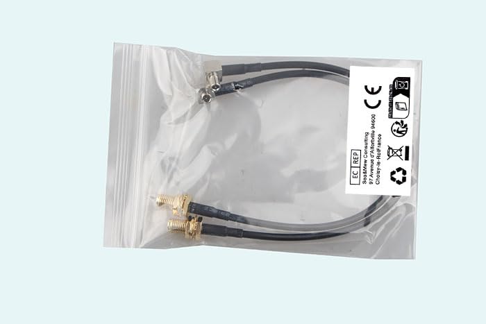 2pcs 4G LTE Antenna SMA Female to TS9 Male Plug Right Angle Adapter Cable RG174 Cable 8inch/20cm for External Antenna Router Huawei Vodafone Netgear Hsdpa ZTE MiFi Modem Hotspot UMTS Mobile