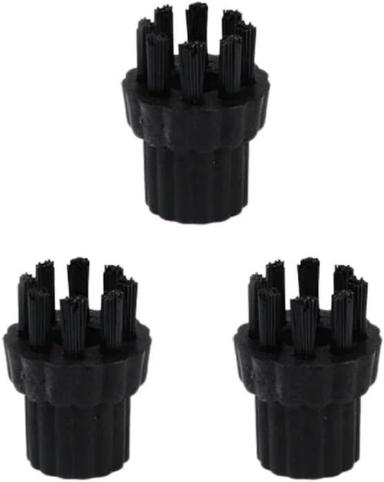 2/3/5/10x Nylon Brushes Steam Cleaner Nylon Brush Head Replacement Parts Fit for Steam Mop Steam Cleaner Parts Home Appliance(2pcs)