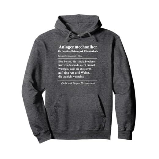 Anlagenmechaniker Installateur Heizungsbauer Spruch Geschenk Pullover Hoodie