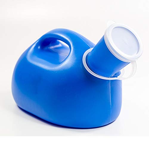 Lxrzls Urine Pot, Portable Outdoor Urine Bottle with Lid Male Pee Urinal Storage Urine Collector Use for Travel, Container Truckers, Hospitals (Color : B)