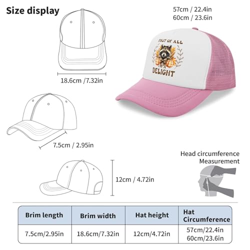 First of All Im A Delight Trucker Hat Cycling Caps for Daughter4