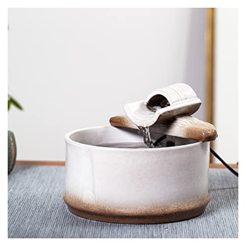 Fuente de agua de mesa Feng Shui de cerámica interior y exterior 2