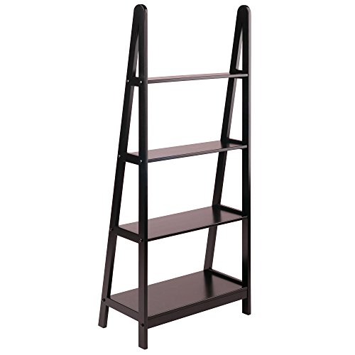 Winsome Wood 4-Tier A-Frame Shelf, Dark Espresso #TOP6