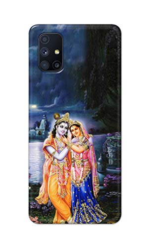 Image of Printed Hard Back Cover Case for Samsung Galaxy M51 Back Cover (Radha Krishna) -1803
