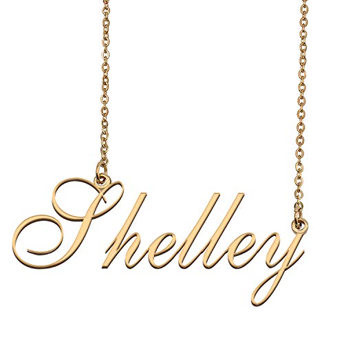 HUAN XUN Custom Made Delicate Any Name Necklace for Mother Shelley