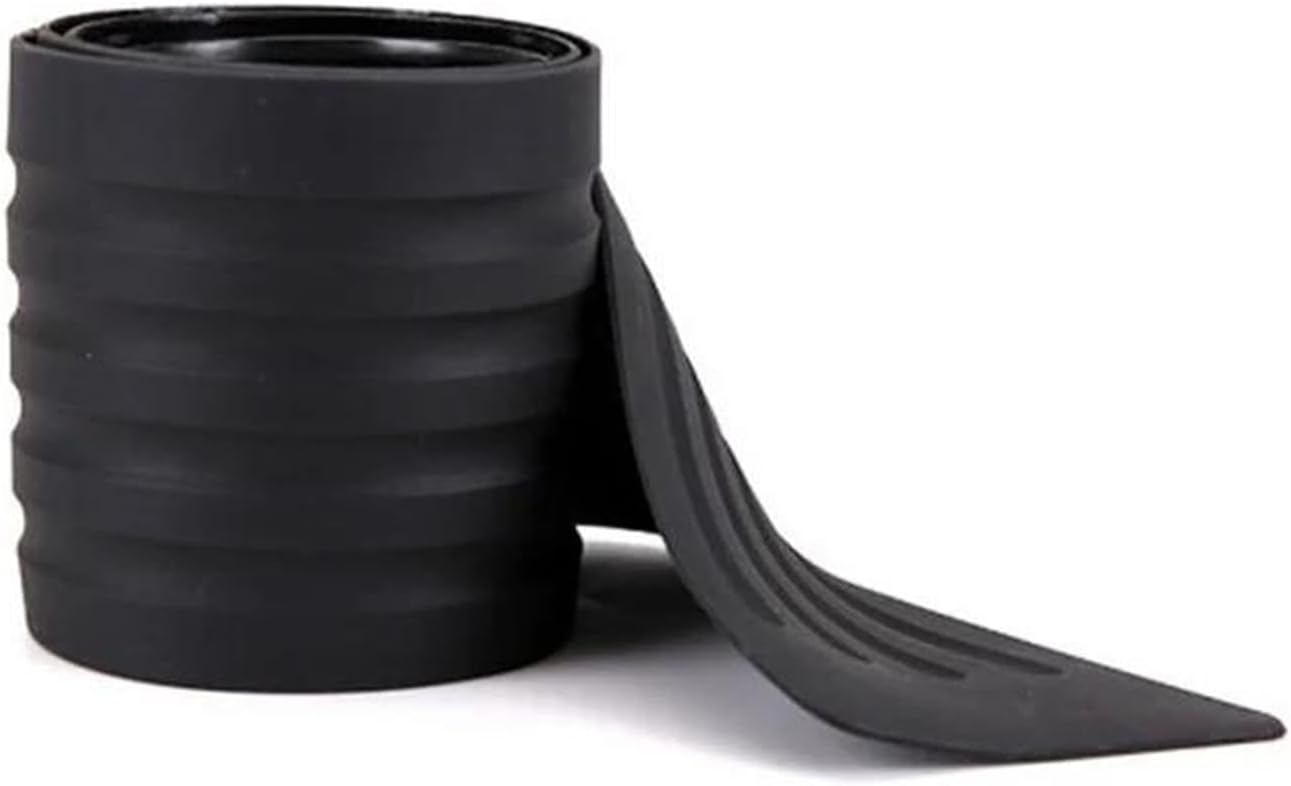 ユニバーサル プロテクター リアバンパーガード ゴムモールディング パッド トリムカバー ストリップ カースタイリング 104 *