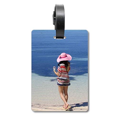 Étiquette d identification de voyage Beach Wave Ellie Yao pour valise