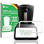 Ecultor® Displayschutz kompatibel mit Thermomix TM7 Schutzfolie mit Montage-Hilfe [9H, Kratzfest, Made in Germany] Folie Zubehör