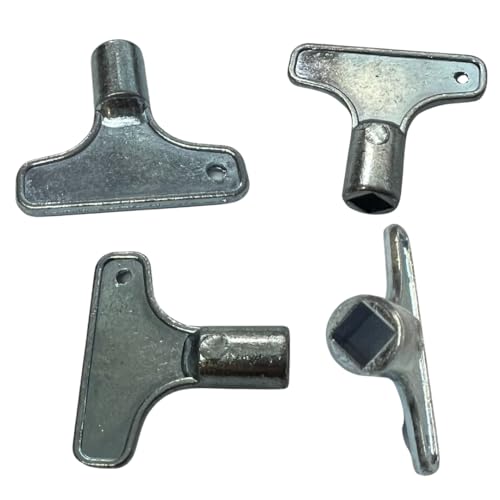 Citystores® Chrome Alloy Radiator Electric Utility Service Key | Multifunctional Bleed Key for Cabinets