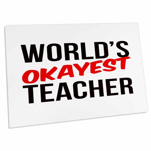 3dRose Worlds Okayest - Desk Pad 58x41 cm miniatura 1