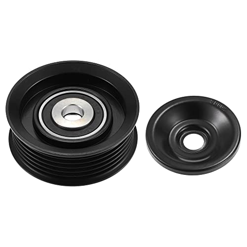 X AUTOHAUX 16604-50030 Car Accessory Drive Belt Idler Pulley Deflection Guide Pulley for Toyota 4Runner 4.7L 2003-2009 for Toyota Land Cruiser 4.7L A/T 19