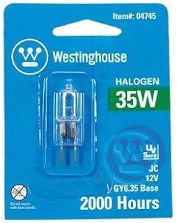 Westinghouse Halogen Light Bulb 35 W 650 Lumens T4 Gy6.35 1-3/4 in. Clear Boxed