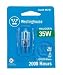 Westinghouse 35 watts T4 Halogen Bulb 600 lumens White Decorative 1 pk