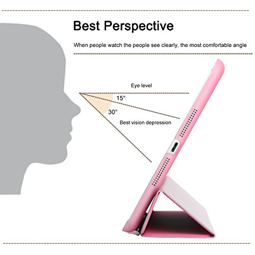 Capa Smart Case Ipad Mini (Mini 1 Mini 2 Mini 3) Magnética Rosa