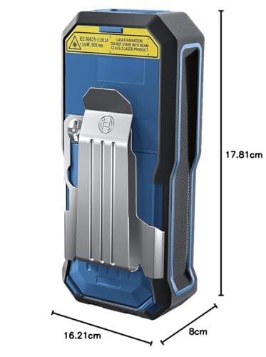 Bosch Professional Laser-Entfernungsmesser GLM 50-27 CG + Gürtelclip (grüner Laser, Reichweite: bis 50 m, IP65, Bluetooth-Datenübertragung, 2 AA-Batterien, Schlaufe, Tasche) – Amazon Exclusive Set
