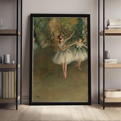 Impression sur toile Edgar Degas decoration murale salon et bureau avec cadre suspendu