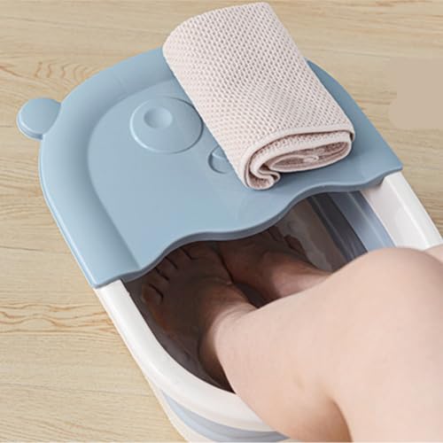 Bañera Plegable para Pies de Plástico Color Azul miniatura 7