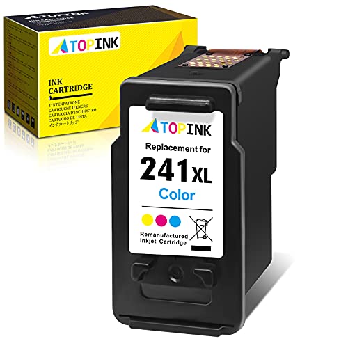 Promo 40% OFF ATOPINK Remanufactured Ink Cartridge Replacement for Canon CL-241XL 241 XL 241XL (1 Color) Work with Pixma TS5120 MG3620 MG3600 MG3222 MX432 MG2120 MG2220 MG3520 MG4120 MG4220 MX532 MX472 Printer