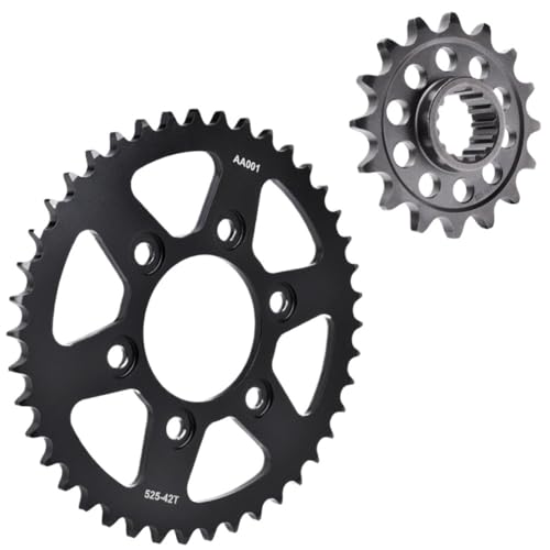 Pignons 525 voyage et route pour moto 950 937 transmission 16T 42T