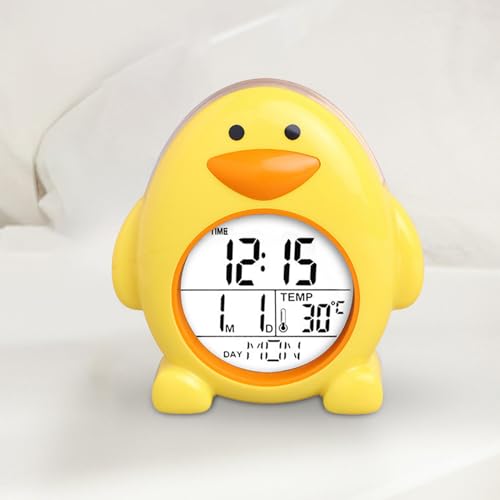 Reloj digital lindo y silencioso para oficina con pantalla de temperatura práctica 4