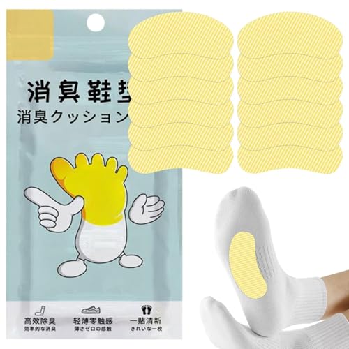 Parche desodorante para plantillas, parches desodorizantes para zapatos, almohadillas absorbentes de olores para zapatos, desodorante de tenis, solución refrescante eficaz, removedor de olores de