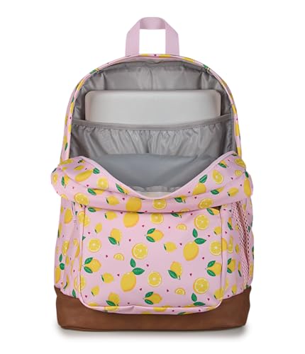 Image of JanSport Cool Backpack with 15-inch Laptop Sleeve, Large Computer Bag Rucksack with 2 Compartments, Ergonomic Straps, Lemonade Stand