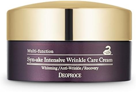 Deoproce Multi-Function Whitening Anti-Wrinkle Syn-Ake Intensive Wrinkle Care Recovery Cream, 3.5oz 100g