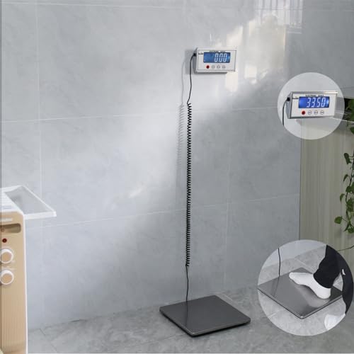 ACNHLI Digital Shipping Scales 440 pounds, Stainless Steel Heavy Duty Postal Scale for Warehouses, Homes, Offices, and Courier Companies, Including Product Manuals and adapters - Thumbnail 6