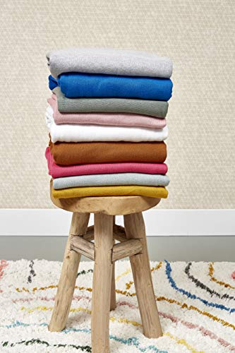 Meyco 2753032 Ledikantdeken knit basic, 100x150 cm, forest green - Afbeelding 5