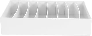 Vaguelly White PET Desk Cord Organizer Box for Cables and Clutter Storage | Multifunctional Design, Sleek Refined Look, Large Capacity, Fits Desk Drawers and Nightstand Use