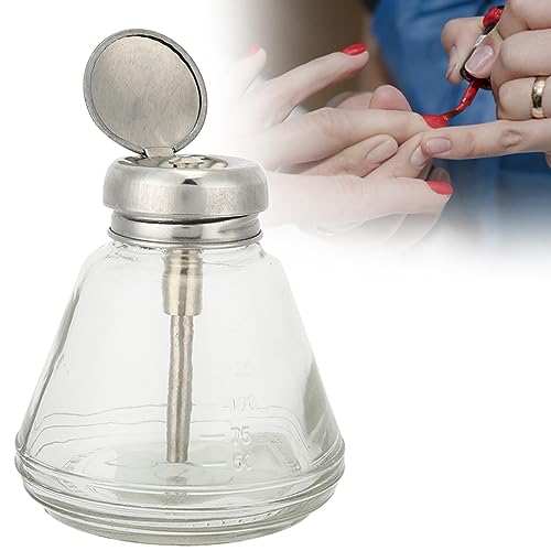 Botella de prensa de 150ml y contenedor de líquido transparente para accesorios de uñas 5