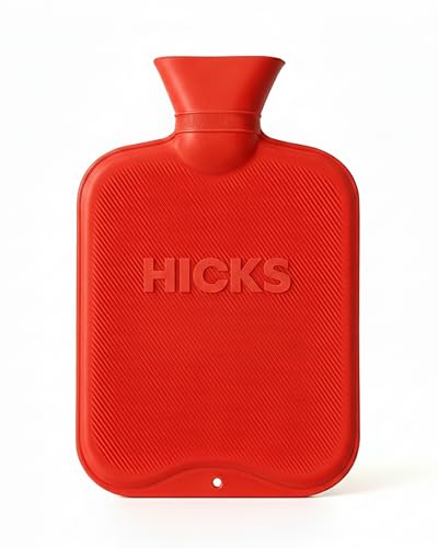 Hicks C-19 Dual-Action Hot Water Bag | One-Side Ribbed & One-Side Plain Surface | Leak-Proof Heating bag for Period Cramps, Back, Neck & Muscle Pain R