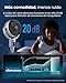 Imagen de Pro Breeze AirFlo Ventilador de Pie Silencioso con altura ajustable 108-60cm