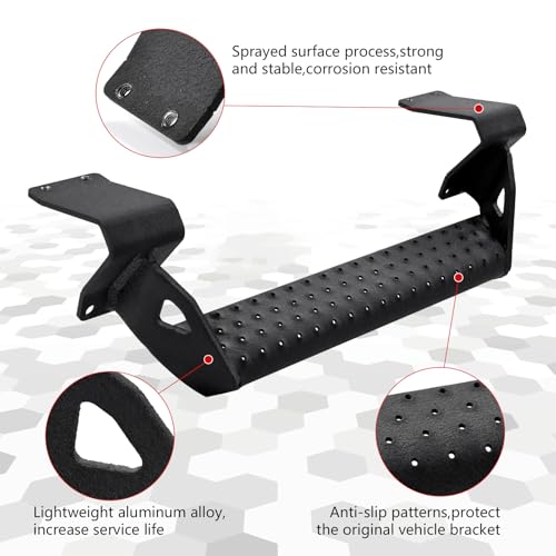 2Pcs Running Boards Fit for 2021-2026 Ford Bronco w/Rock Rail by Dermon - Used condition - Image 5