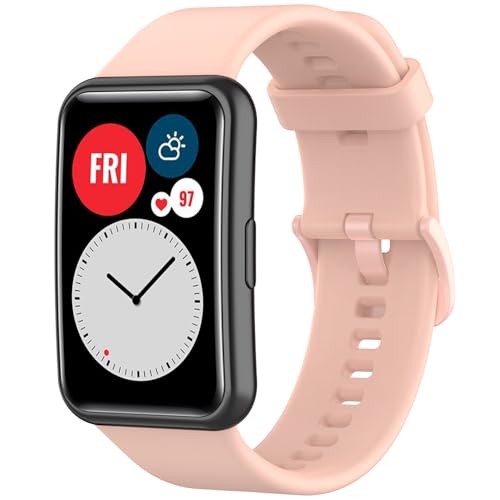 Image of Huawei Watch Fit Silicone Sport Replacement Bracelet Band - Elegant/Watch Fit Special Edition